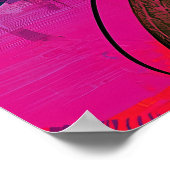 The Scream in Abstract Expressionisme geïnterprete Poster (Hoek)