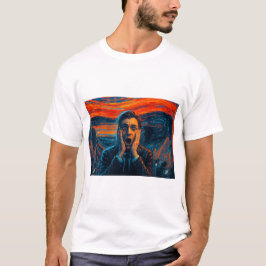 The Scream Opnieuw Vormgegeven – Krachtige Uitdruk T-shirt