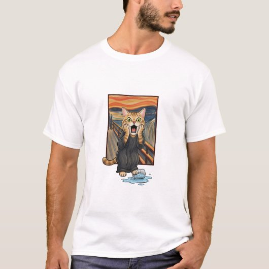 The Screaming Cat T-shirt (Voorkant)