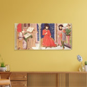The Scribe Canvas Afdruk (Insitu (Woonkamer))