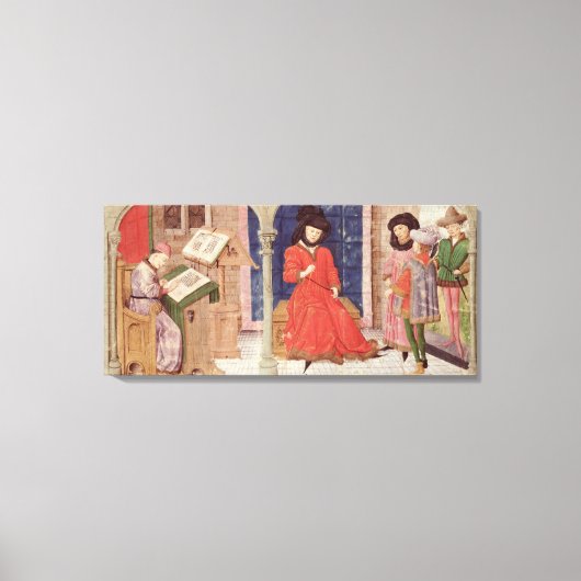 The Scribe Canvas Afdruk (Voorkant)