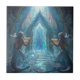 The Scroll Keepers of the Deep” Tegeltje