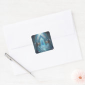 The Scroll Keepers of the Deep” Vierkante Sticker (Envelop)