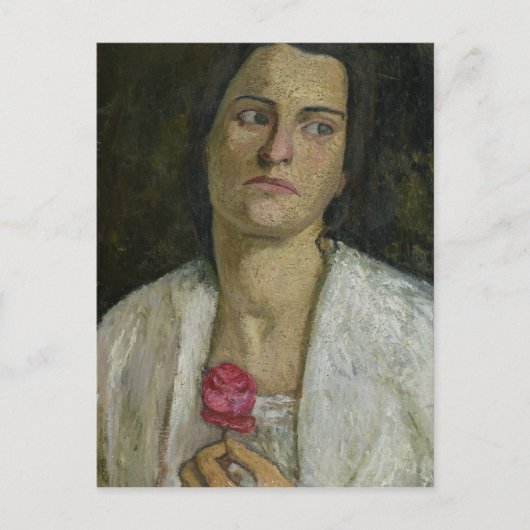 The Sculptress Clara Rilke-Westhoff 1905 Briefkaart (Voorkant)