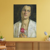 The Sculptress Clara Rilke-Westhoff 1905 Canvas Afdruk (Insitu (Woonkamer))