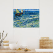 The Sea at Saintes-Maries by Vincent van Gogh Poster (Keuken)