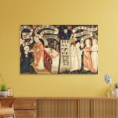 The Search after Truth, Duits, c.1490 Canvas Afdruk (Insitu (Woonkamer))