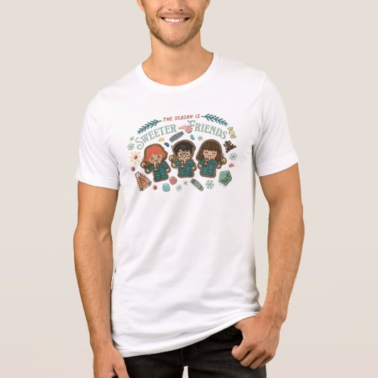The Season is Sweeter with Friends Tri-Blend Shirt (Voorkant)