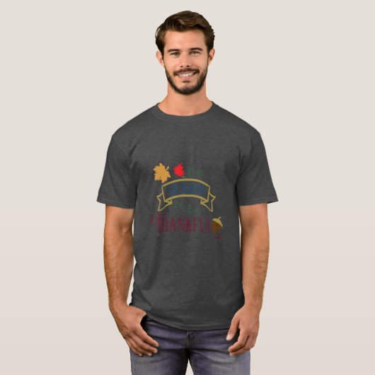 The season to be thankful Funny Fall Design Oversi T-shirt (Voorkant volledig)