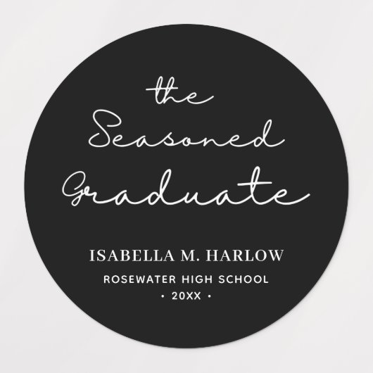 The Seasoned Graduate Persoonlijk Labels (Design 1)