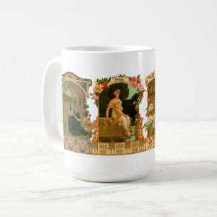 The Seasons Art Nouveau van Sonrel Koffiemok
