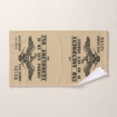 THE SECOND AMENDMENT IS MY GUN PERMIT  BAD HANDDOEK (Handdoek)