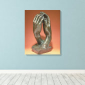 The Secret, c.1910 (bronzen) (zie ook 167161) Canvas Afdruk (Insitu (Houten vloer))