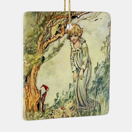 “The Secret Garden” Sprookjeskunst door Charles Ro Keramisch Ornament (Rechts)