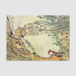 “The Secret Garden” Sprookjeskunst door Charles Ro Tissuepapier