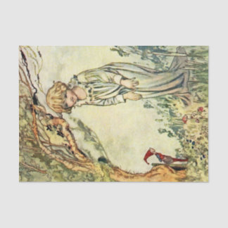 “The Secret Garden” Sprookjeskunst door Charles Ro Tissuepapier