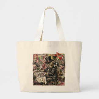 The 'Secret life of Cats' Weird Feline History Grote Tote Bag