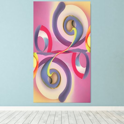 The Secret of Design 69 Ken Gage Art Canvas Afdruk (Insitu (Houten vloer))