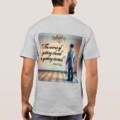 The Secret Of Getting beroemd gemaakt door Mark Tw T-shirt (Achterkant)