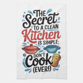 The Secret To A Clean Kitchen..... Theedoek (Verticaal)