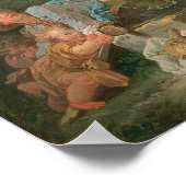The See-Saw - Fragonard speelse rococokunst Poster (Hoek)