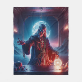 The Seer In His Chambers Consulting The Oracle Fleece Deken