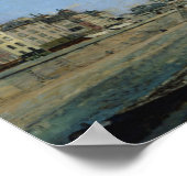 The Seine and Notre Dame in Paris, 1864 Poster (Hoek)