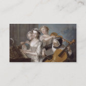 The Sense of Hearing, c.1744-7 (olie op canvas) Visitekaartje (Achterkant)