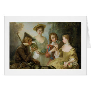 The Sense of Smell, c.1744-47 (olie op canvas) (zi