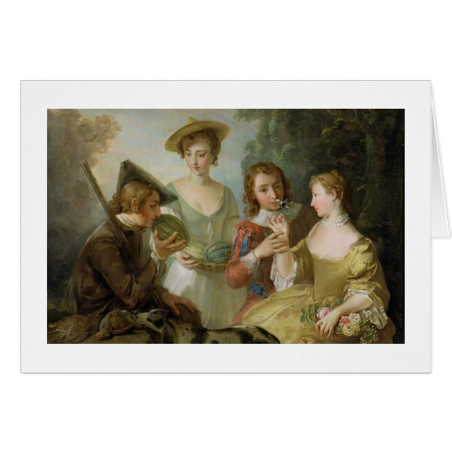 The Sense of Smell, c.1744-47 (olie op canvas) (zi (Voorkant Horizontaal)