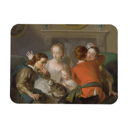 The Sense of Touch, c.1744-47 (olie op canvas) (zi Magneet (Horizontaal)