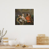 The Sense of Touch, c.1744-47 (olie op canvas) (zi Poster (Keuken)