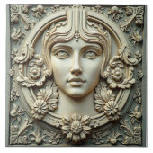 The Serene Muse Tegeltje (Voorkant)