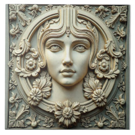 The Serene Muse Tegeltje