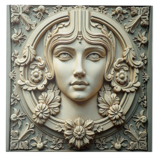 The Serene Muse Tegeltje (Voorkant)