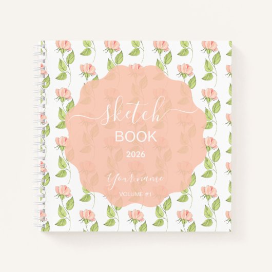 The Serene Rose Notitieboek (Voorkant)