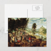 The Sermon of St. John the Baptist, c.1550 Briefkaart (Voorkant / Achterkant)