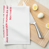 "The Servant's Towel" ZTC June Sermon Series Theedoek (Quarter Fold)