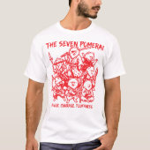 The Seven Pomerai - Pomeranian Samurai Parody T-shirt (Voorkant)