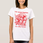 The Seven Pomerai - Pomeranian Samurai Parody T-shirt (Voorkant)