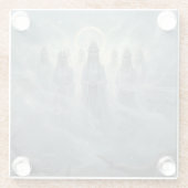 The Seven Queens of the Mist Glazen Onderzetter (Achterkant)