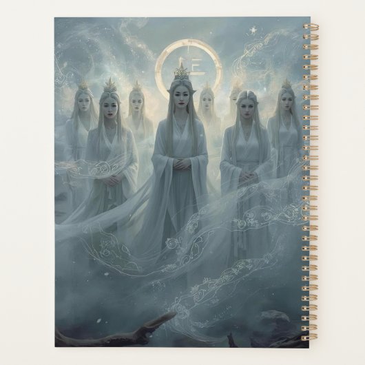 The Seven Queens of the Mist Planner (Achterkant)
