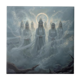 The Seven Queens of the Mist Tegeltje