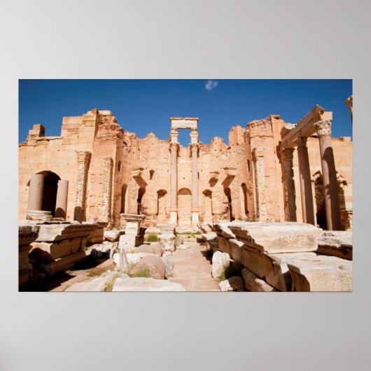 The Severan Basilica, Leptis Magna, Al Khums 2 Poster (Voorkant)