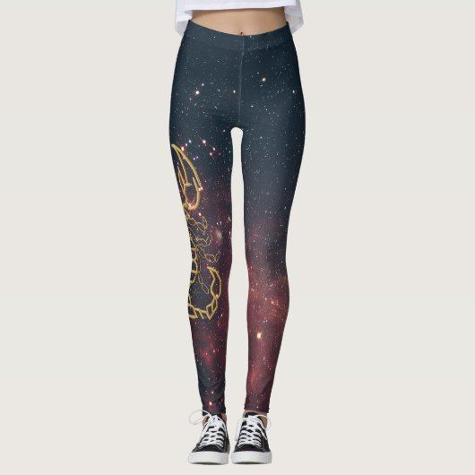 The Shadow & Stardust Scorpio Leggings (Voorkant)