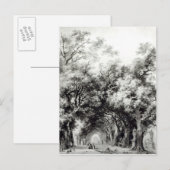 The shady alley, c.1773-74 briefkaart (Voorkant / Achterkant)