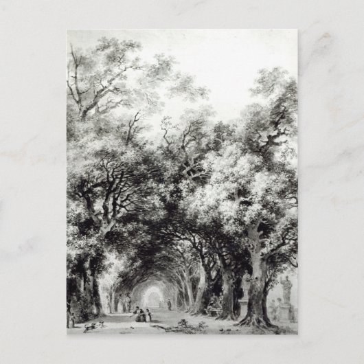 The shady alley, c.1773-74 briefkaart (Voorkant)