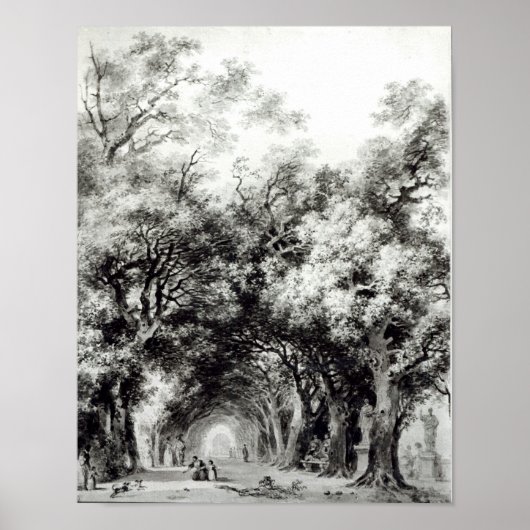 The shady alley, c.1773-74 poster (Voorkant)