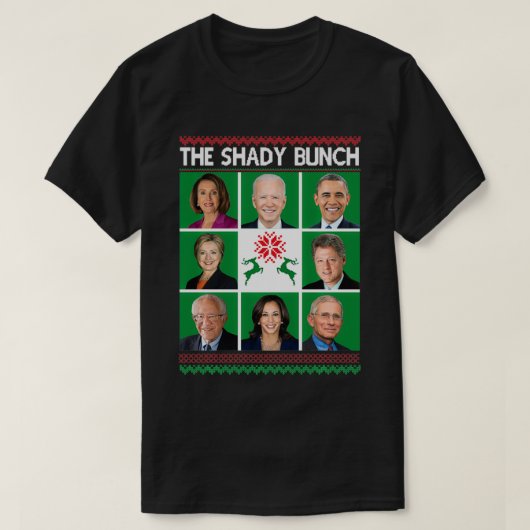 The Shady Bunch Pelosi Biden Obama Kamala Ugly Chr T-shirt (Design voorkant)