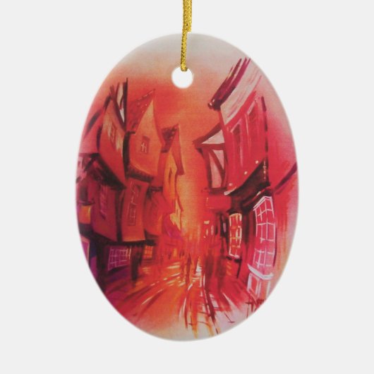 The Shambles in York Ornament (Voorkant)